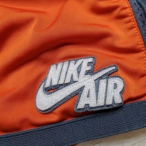 Nike Shorts - VTG Nike Air Orange Shorts Silver Grey Tag Medium Nike Shorts - VTG Nike Air Orange Shorts Silver Grey Tag Medium